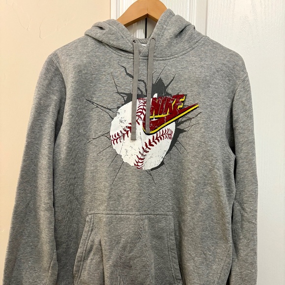 Men’s Nike gray baseball hoodie - Picture 1 of 2